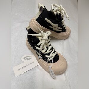 NwT; KILL-WINNER丨SMILE LIFE SNEAKER - BLACK